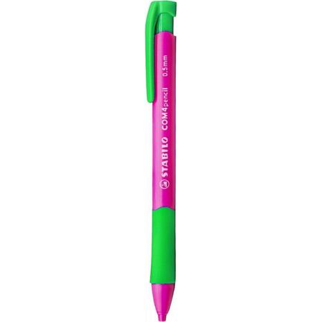 Μηχανικό μολύβι STABILO 6635 COM4 0.5mm ροζ-λαχανί